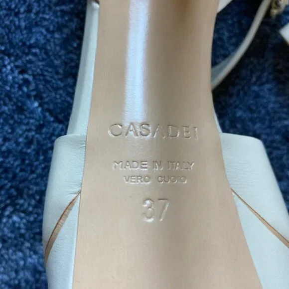 Casadei Stiletto Sandals - size 7 US 37 EU - Brand New Never Worn! - Picture 4 of 8